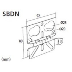 SBDN MOUNTING PLATE, GS