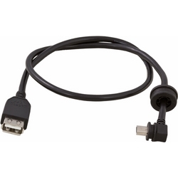 MiniUSB+ angled > USB-A Straight. Length: 2 m. For D24/D25 to connect Ext. USB device