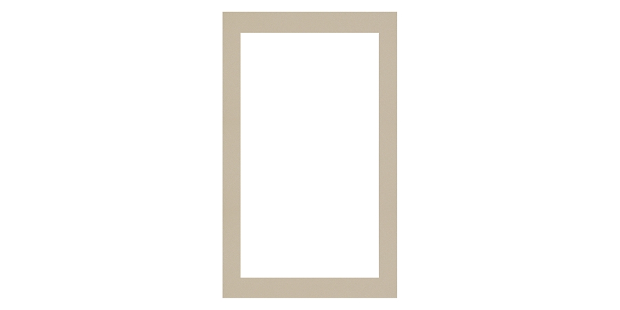 Front Frame, 2-Module, For Use With GT Series Modular Entrance Stations