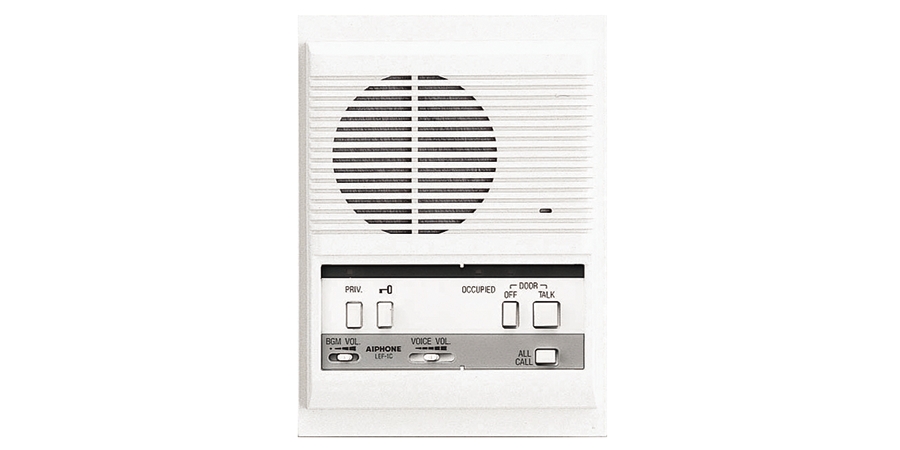 Sub Master Station, Audio Only, Wall-mount, Hands-Free