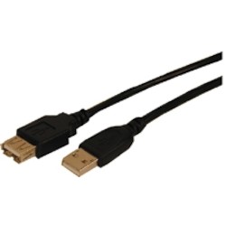 USB 2.0 A Male to A Female Cable 10ft