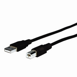 USB 2.0 A Male To B Male Cable 25ft.