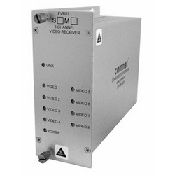 8-channel Digitally Encoded Video Receiver, MM, 1 Fiber
