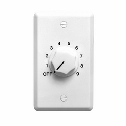 10 W 70/25 Volt Wall Plate Volume Control, White
