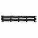 Mini-Com All Metal Patch Panel 24 port 1 RU BL