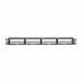 QuickNet Shielded Patch Panel 48 Port 1 RU Black