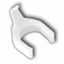 PatchClips, Removable Identification Clips, Color: White, Pack of 50