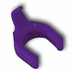 PatchClips, Removable Identification Clips, Color: Violet, Pack of 50
