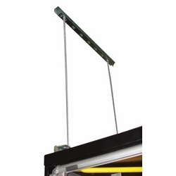 Cabinet Stabilizer For Ceiling, 1.5 mm Steel, Zinc Plated, Cabinet Depth 1000mm, 1000 mm