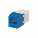 Mini-Com UTP RJ45 Cat 6 TG Jack Module Blue