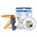 Category 5 QuickPort Connector, Universal Wiring, 110 Style Termination, 8P8C, Orange