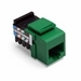 QuickPort Wallplate, Single Gang, 3-Port, Ivory