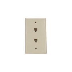 WALL PLATE 2X6P6C IV