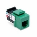 Voice Grade QuickPort Connector, 6-Position 6-Conductors, Green