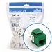eXtreme 6+ QuickPort Connector Quickpack, Category 6, 25-pack, Green