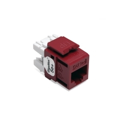 GigaMax 5e+ QuickPort Connector, Category 5e, Red