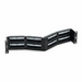 GigaMax Category 5e Universal Recessed Angled Patch Panel, 48-Port, 2RU, Cat 5e