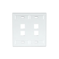 42080-4WP - LEVITON - QuickPort Wallplate | Anixter