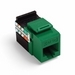 GigaMax 5e QuickPort Connector, UTP Category 5e, 110 Style Termination, Universal Wiring, Green