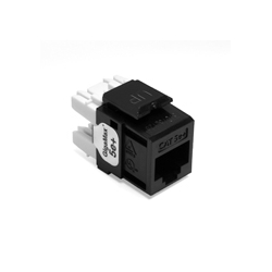 GigaMax 5e+ QuickPort Connector, Category 5e, Black