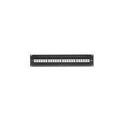 eXtreme 6+ QuickPort Patch Panel, 48-Port, 2RU, Category 6, Includes Cable Management Bar
