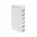 QuickPort Surface Mount Housing, 6-Port, White