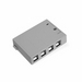 QuickPort Surface Mount Housing, 4-Port, Grey