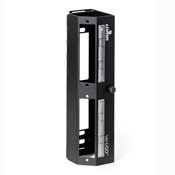 Adapter Plate Panel, 48 Fiber, LC Connector, Black, 12-Port