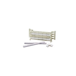 GigaMax 5e 110-Style Wiring Block, Wall Mount With Legs Kit, Category 5e With C5s, 100-Pair