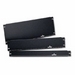 2U Blank Panel Insert, 19" Rack Mount, 16-Gauge Steet, Black