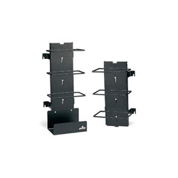Vertical Cord Manager, 300-Pair, Wall Mount, 16 Gauge Steel, With Bottom Cable Tray, For Basic Unit