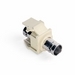 BNC QuickPort Adapter, Nickel-Plated, 50 ohms, Ivory