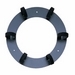 Fiber Optic Cable Storage Ring, Recloseable, Circular, Surface Mount to Wall, 12" Diameter, 16 Gauge Sheet Metal, With (6) Removable 3" Loop, For Optical Fiber and Copper Cabling Service Loop Storage