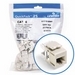 Category 6 Snap-in Jack, Universal Wiring, 110 Style Termination, Pack of 25