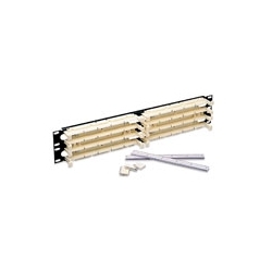 GigaMax 5e 110-Style Wiring Block, Rack Mount Kit, Category 5e With C4s, 100-Pair