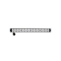 eXtreme 6+ QuickPort High Density Patch Panel, 48-Port, 1RU, Category 6. Cable Management bar (49005-DMB) and Port ID label kit included.
