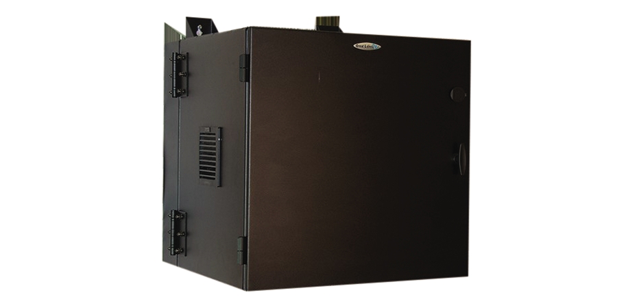 Server Cabinet,Black,Steel,Wall Mount,19 in. Wd Mount,24 in. Dp,24 in ...