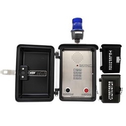 Speakerphone with Blue Strobe Light, Keypad, Push Button Autodial, For Toughest Weather Conditions and Indoor Areas for Added Protection