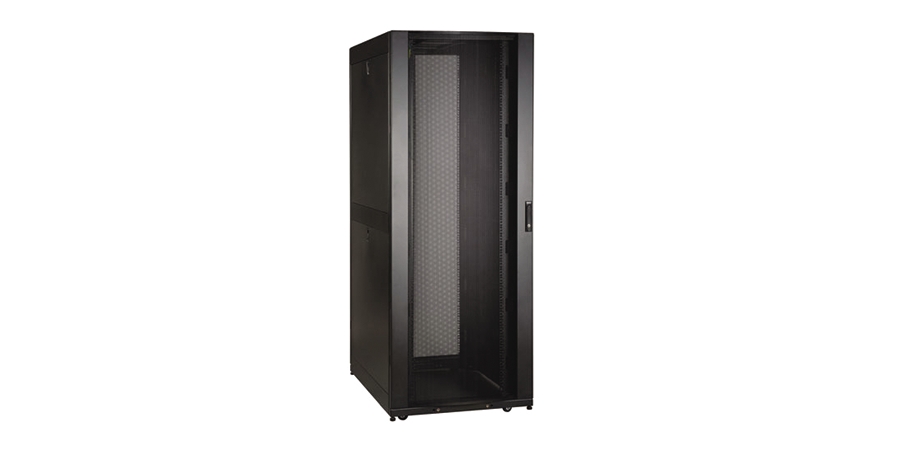 42U SmartRack Wide Standard-Depth Rack Enclosure Cabinet with Doors and ...