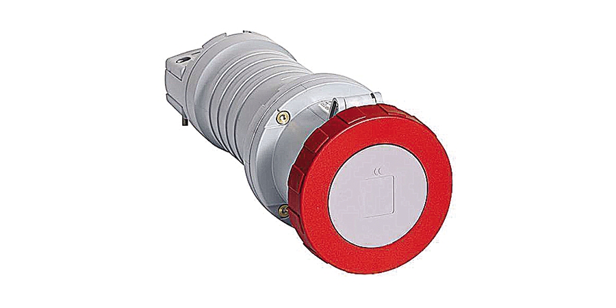 Pin and Sleeve Connector,60 A,Red,3 Pole,4 Wire,IP67, IP69K, CE, CSA ...