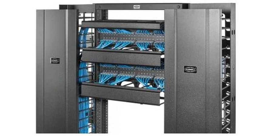 Horizontal Cable Manager, Rail, Horizontal, 4 in. dp, 3.5 in. ht, Steel ...