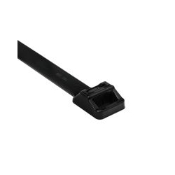 Heavy Duty Cable Tie, 28.7&quot; Long, UL Rated, 250lb Tensile Strength, PA66, Black, 25/pkg
