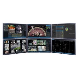 VideoXpert(TM) Enterprise Work Station, 6 monitors
