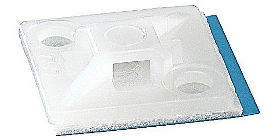 Mini Mounting Base, Nylon/Polyamide 6.6, 1/2 in. L, 0.17 in. H, 1/2 in ...