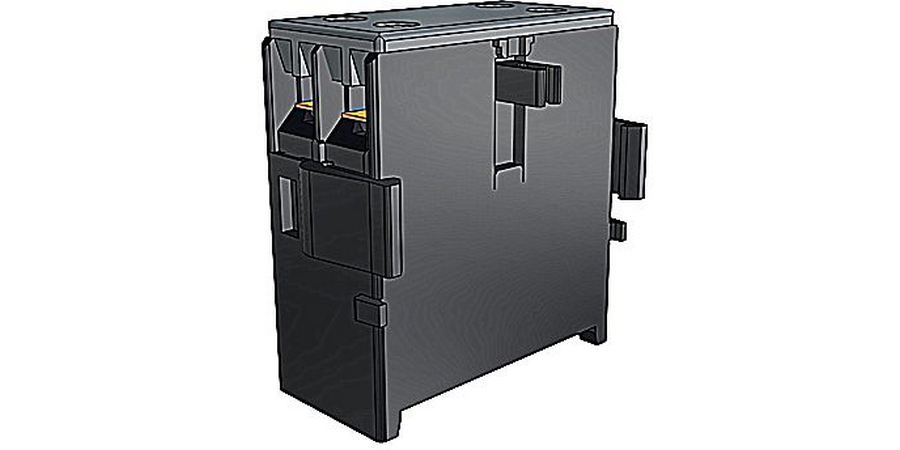 Auxiliary Contact Block, 690 VAC, 250 VDC, 2P, IP20 Enclosure