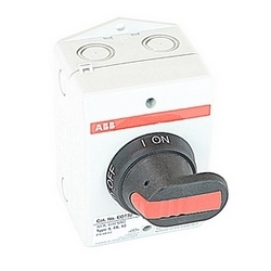 3 pole, 32 amps rated at 600 V AC, UL 508, enclosed non-fusible disconnect switch in a UL/NEMA 4/4X plastic enclosure