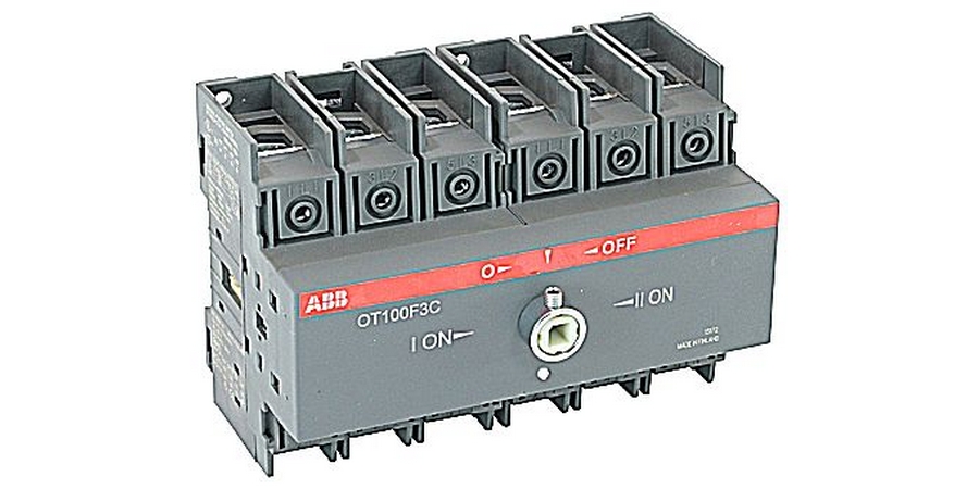Manual Change-Over Switch, 3 Poles, 100A