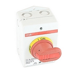 3 pole, 16 amps rated at 600 V AC, UL 508, enclosed non-fusible disconnect switch in a UL/NEMA 4/4X plastic enclosure