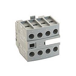 4 NC front mounted instantaneous auxiliary contact block for AF09-30-10 through AF16-30-10 across the line contactors