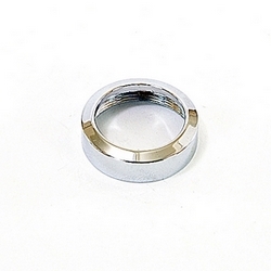 Chrome metal bezel for selector switches
